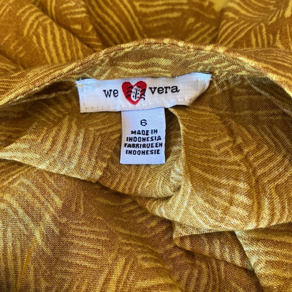 We Love Vera - Colorful Sunflower Batik Tank-Top/Sleeveless Blouse, EUC - 6 - Picture 3 of 9